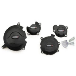 Puig 21406N Engine Covers, Black For Suzuki GSX-S1000GT (2022-)