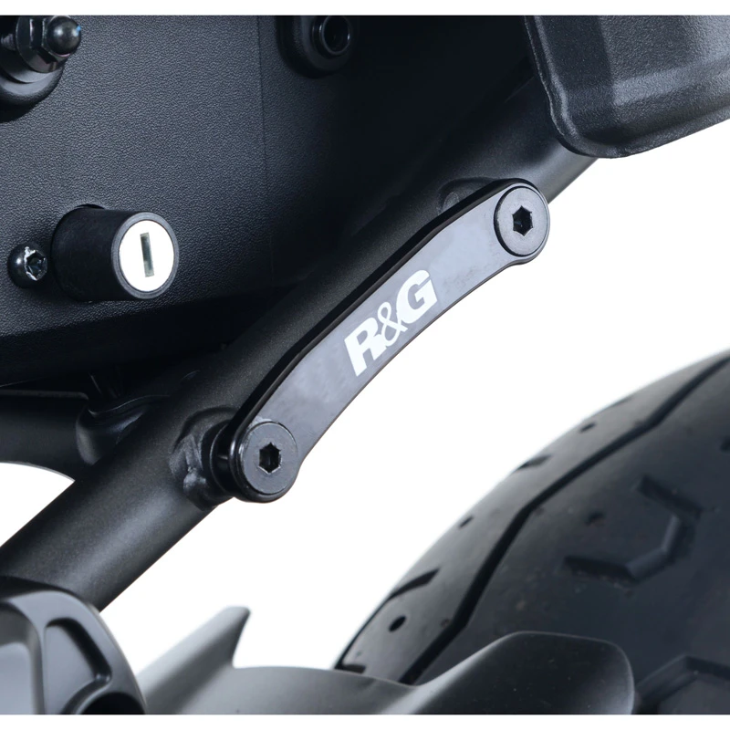 R&G BLP0055BK Rear Footrest Blanking Plates For Yamaha XSR700 (2018-) - Image 3