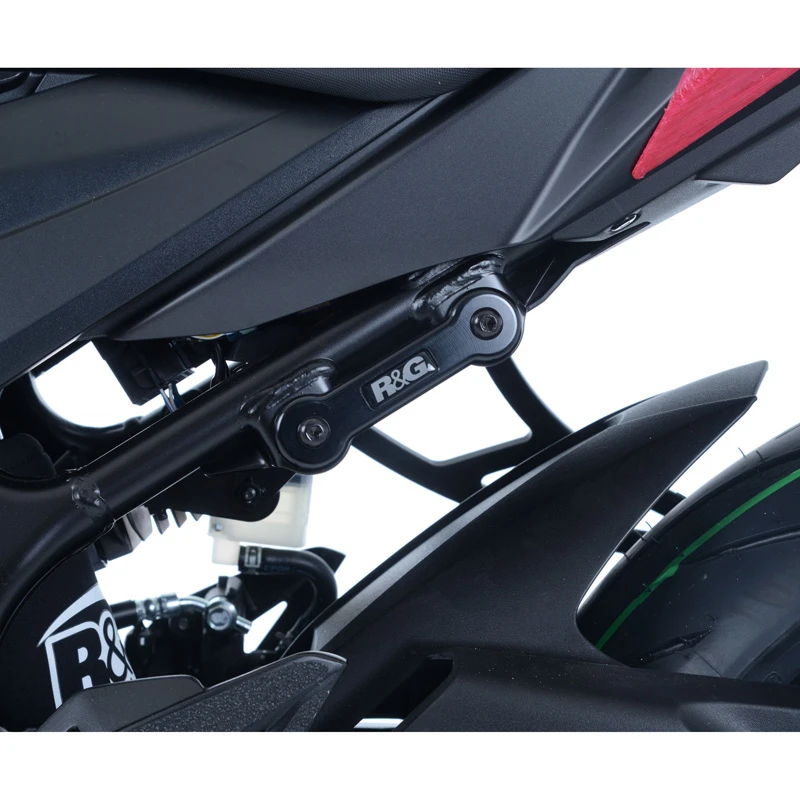 R&G EH0082BKA Exhaust Hanger Kit, Black For Suzuki GSX-250R (2018-) - Image 2