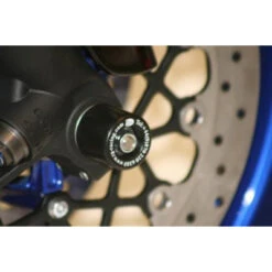 R&G FP0025BK Front Axle Sliders For Suzuki GSX-R600, GSX-R750 And GSX-R1000