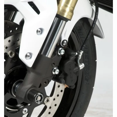 R&G Front Axle Sliders For Suzuki GSR750 '11
