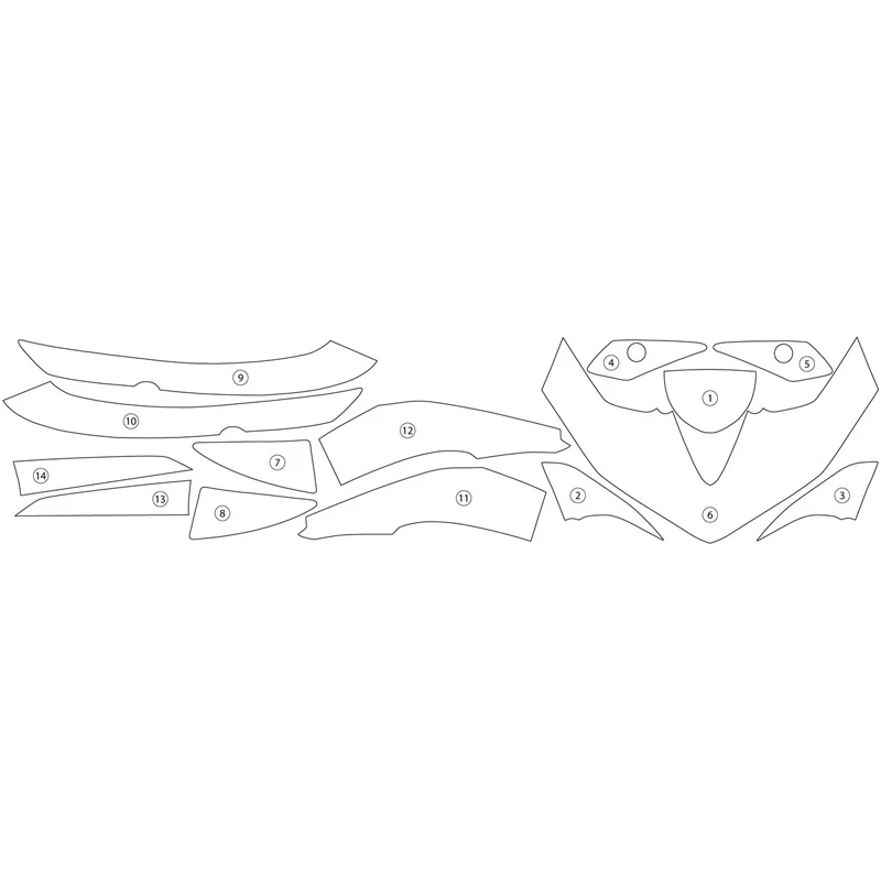 R&G SCPYAM002 Second Skin Paint Protection Film For Yamaha YZF-R3 (2015-) - Image 5