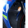 R&G RAD0223DKBLUE Radiator And Downpipe Guard, Dark Blue For Suzuki GSX250R (2017-)