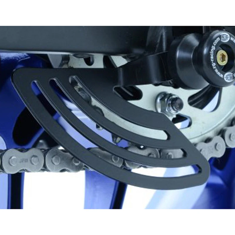 R&G TG0012BK Toe Chain Guard For Yamaha R3 & YZF-R1 (2015-current)