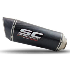 SC-Project S16-T91C SC1-R Slip-on Exhaust, Carbon For Suzuki GSX-R1000/R '17-