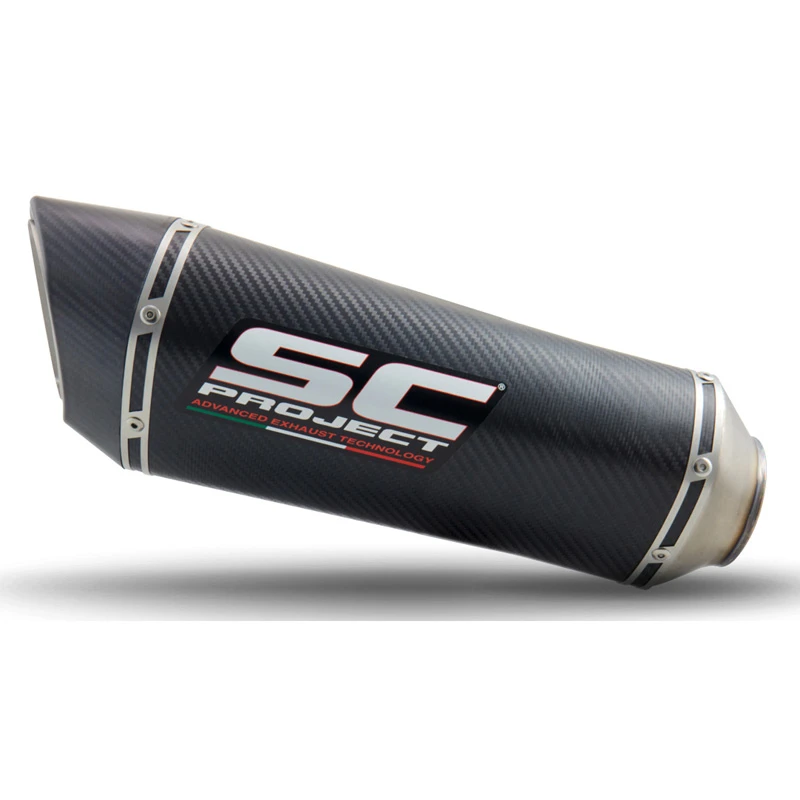 SC-Project S16-T91C SC1-R Slip-on Exhaust, Carbon For Suzuki GSX-R1000/R '17-