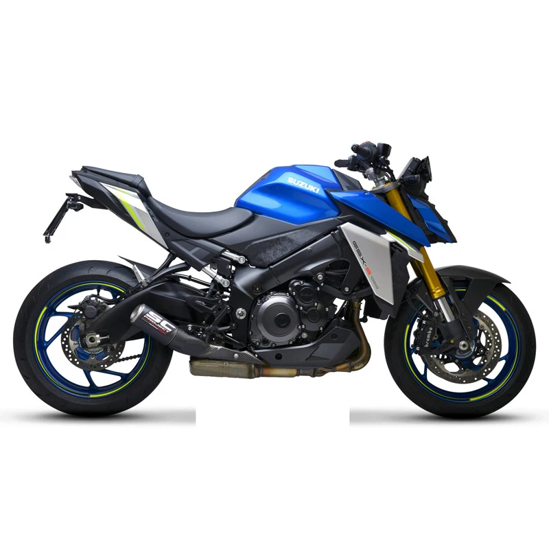 SC-Project S20-36CR CR-T Slip-on Exhaust, Carbon Fiber For Suzuki GSX-S1000 '21- - Image 2