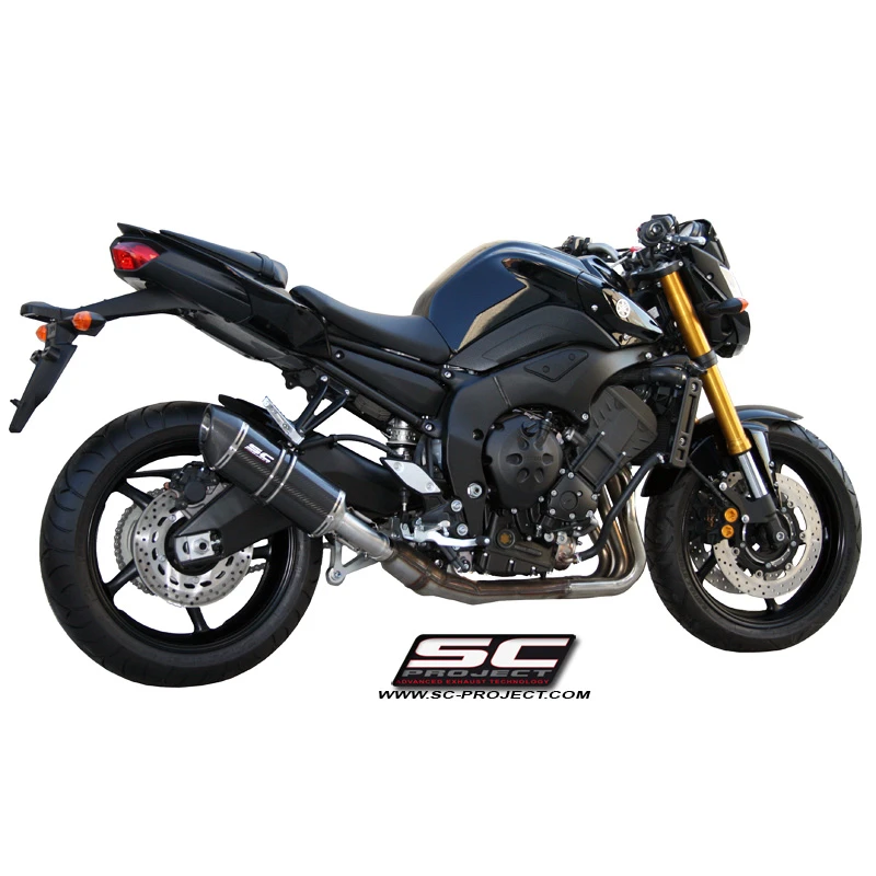 SC-Project Y10-12C Oval Exhaust For Yamaha FZ8 (2008-2013) - Image 2