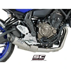 SC-Project Y27-C41T S1 Full Exhaust, Titanium For Yamaha FZ-07/MT-07/XSR 700 (2017-)
