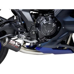 SC-Project Y36-CDE36C CR-T Full Exhaust, Carbon Fiber For Yamaha MT-07 / YZF-R7 '21-