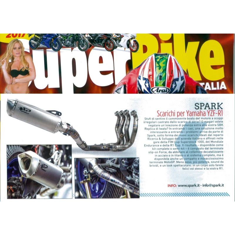 Spark GYA8847T Konix Titanium Full Exhaust(WSBK) For Yamaha YZF-R1 (2015-) - Image 4