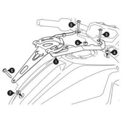 Sw-Motech TRT.00.475.20900.B QUICK-LOCK Type 209 ION Tankbag Bottom Tankring