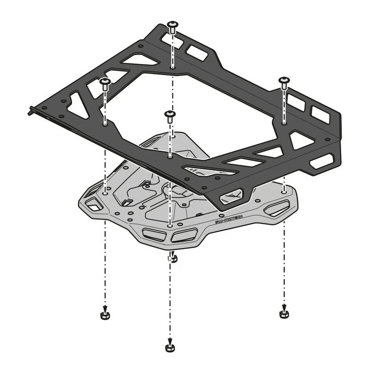 Sw-Motech GPT.06.593.16000/B Alu-Rack, Black For Yamaha MT-07 Tracer (2016-) - Image 7