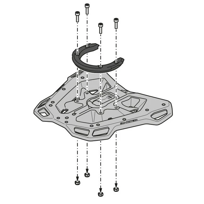 Sw-Motech GPT.06.593.16000/B Alu-Rack, Black For Yamaha MT-07 Tracer (2016-) - Image 8