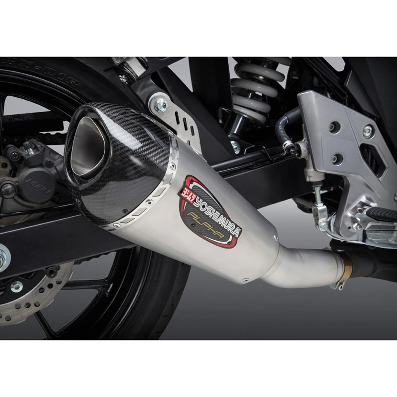Yoshimura 11260BP520 Street Alpha T Slip-on Exhaust, SS-SS-CF For Suzuki GSX-250R (2018-) - Image 4